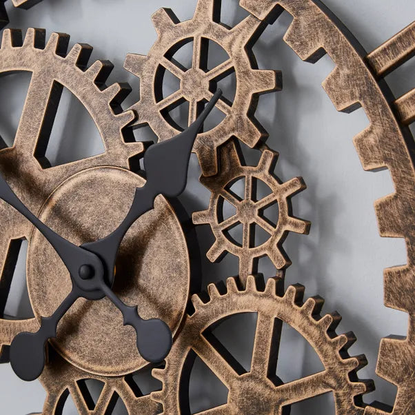 DUNELM Outdoor Cogs Indoor Outdoor Wall Clock - S R Originals