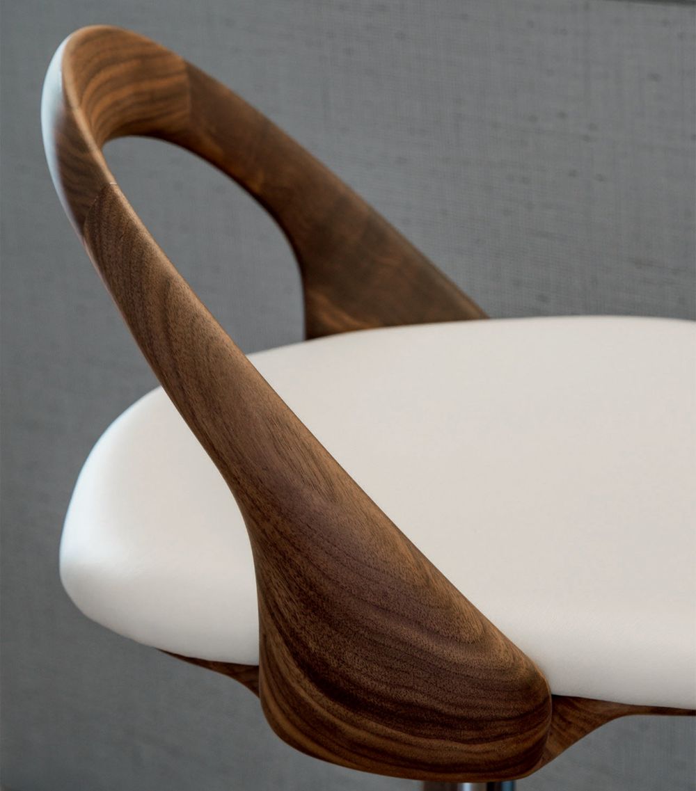 PORADA Walnut Ester Sagbello Bar Stool - S R Originals