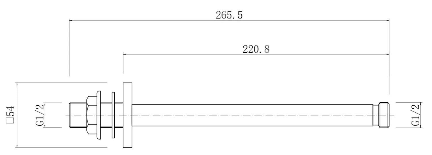 ARCHITECKT Square Mixer Shower - Concealed with Ceiling Fixed Head & Handset - S R Originals