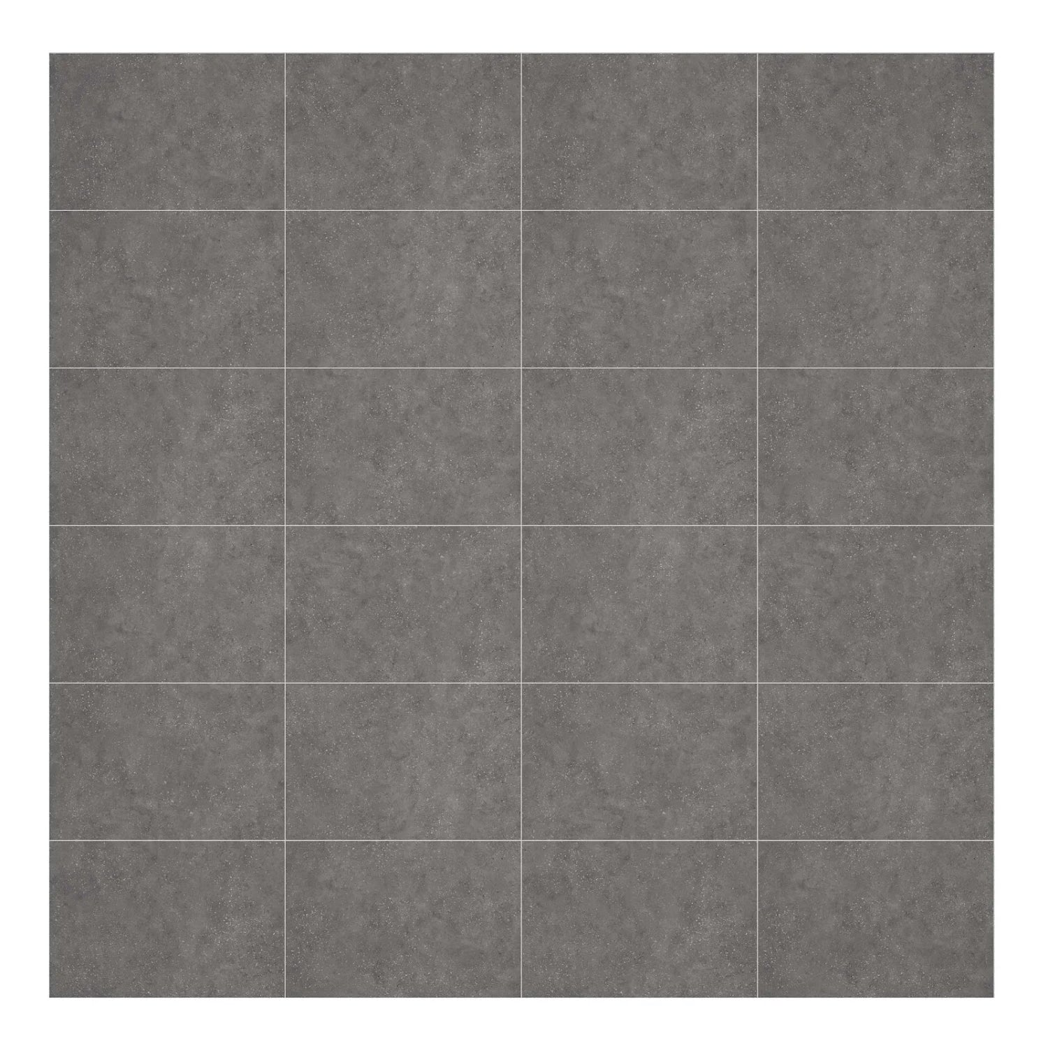 MULTIPANEL Grey Mineral Tile Effect Bathroom Wall Panel Hydrolock 2400 x 598mm - S R Originals