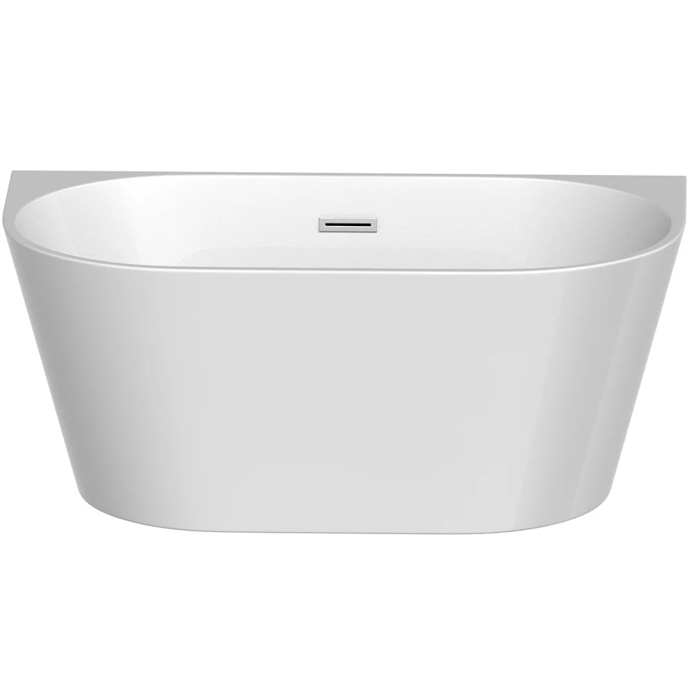 AFFINE Small Back To Wall Freestanding Bath - 1400 x 750mm - S R Originals