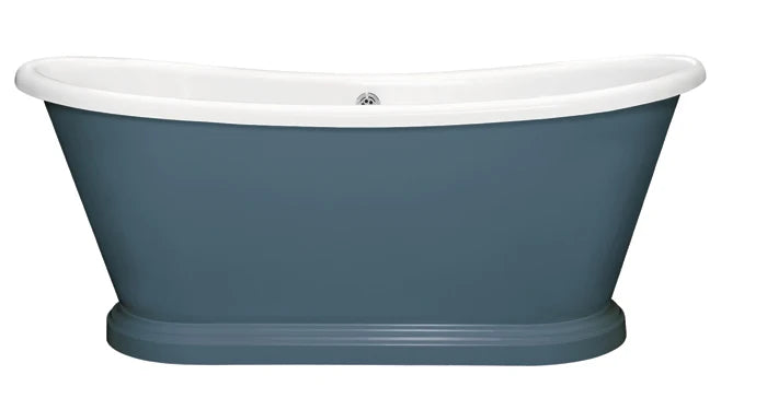BC Designs Boat Bath Painted Farrow and Ball - 1580 x 750mm - S R Originals