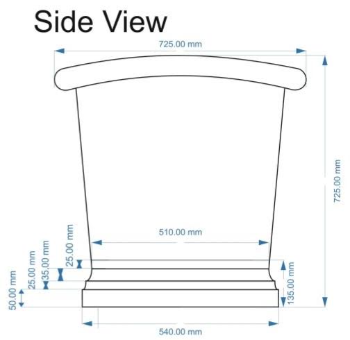 BC DESIGNS Boat Freestanding Bath 1500 x 725mm - S R Originals