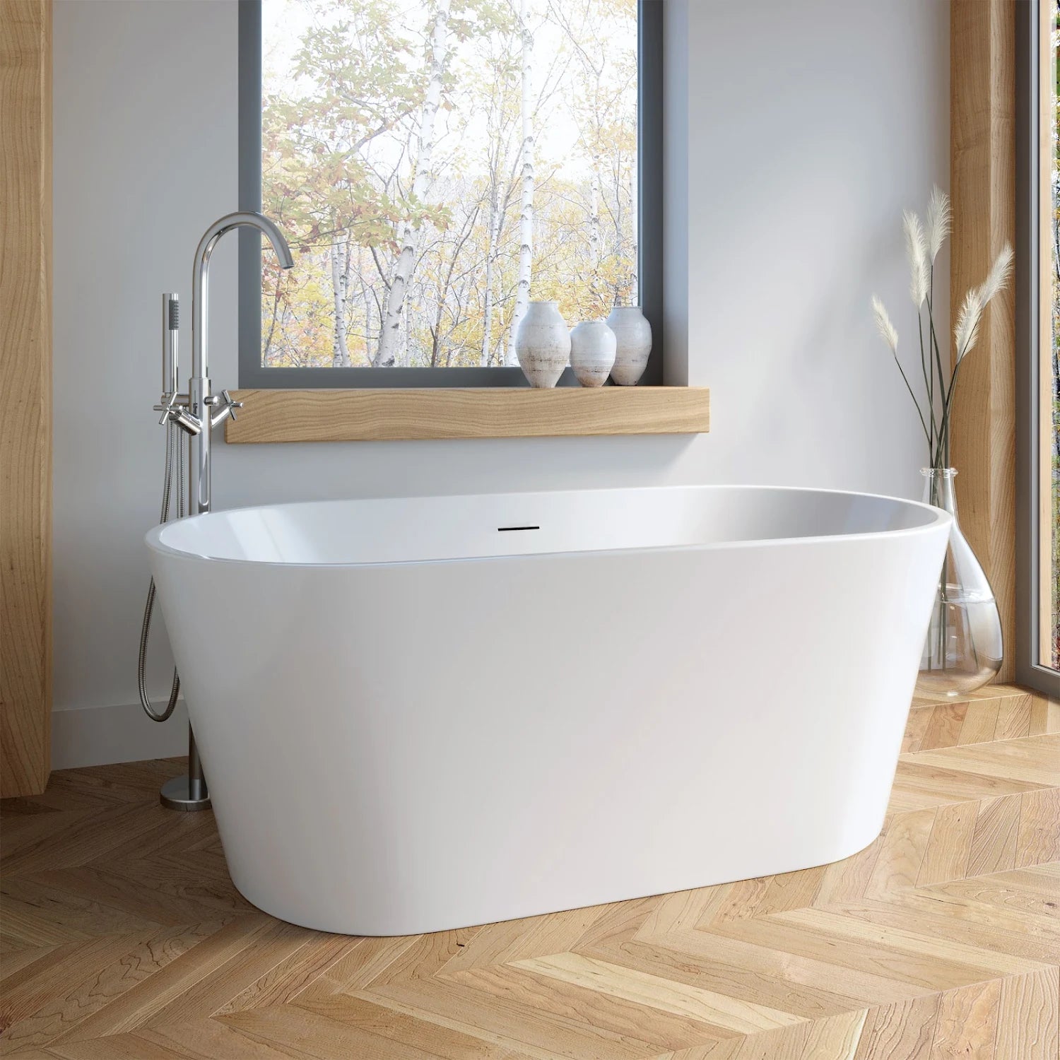 AFFINE DELUXE Luxury Freestanding Bath - 1685 x 804mm - S R Originals